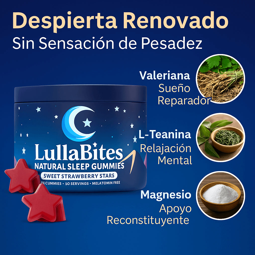 😴LULLABITES® — Gomitas para dormir💤 + ENVÍO GRATIS🎁