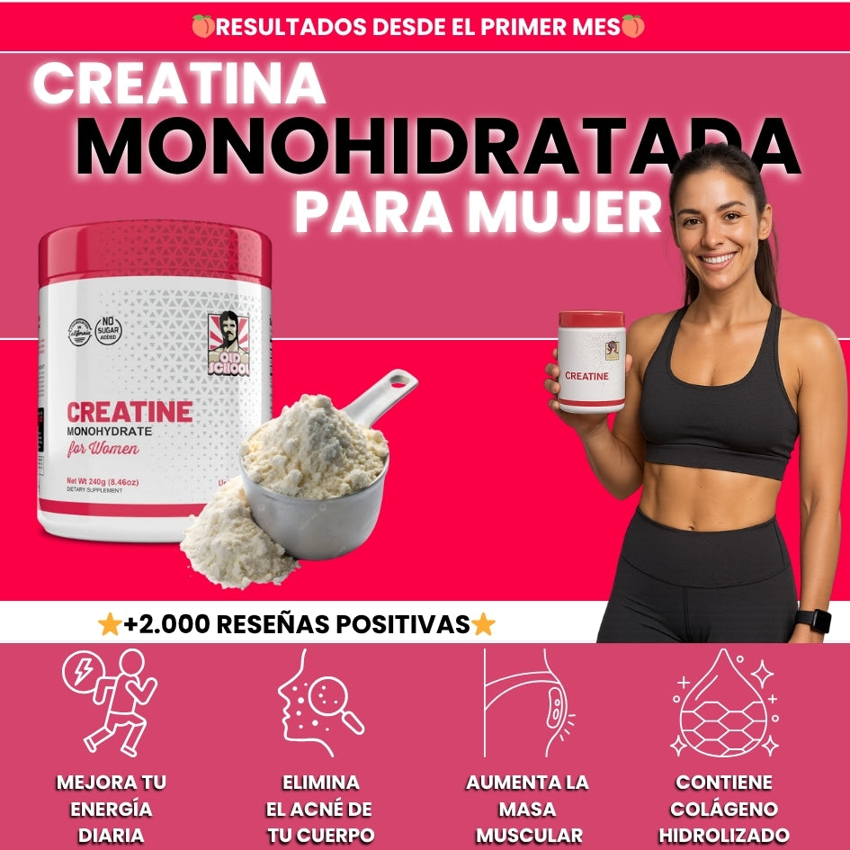 🍑 CREATINA MONOHIDRATADA + ENVÍO GRATIS🎁