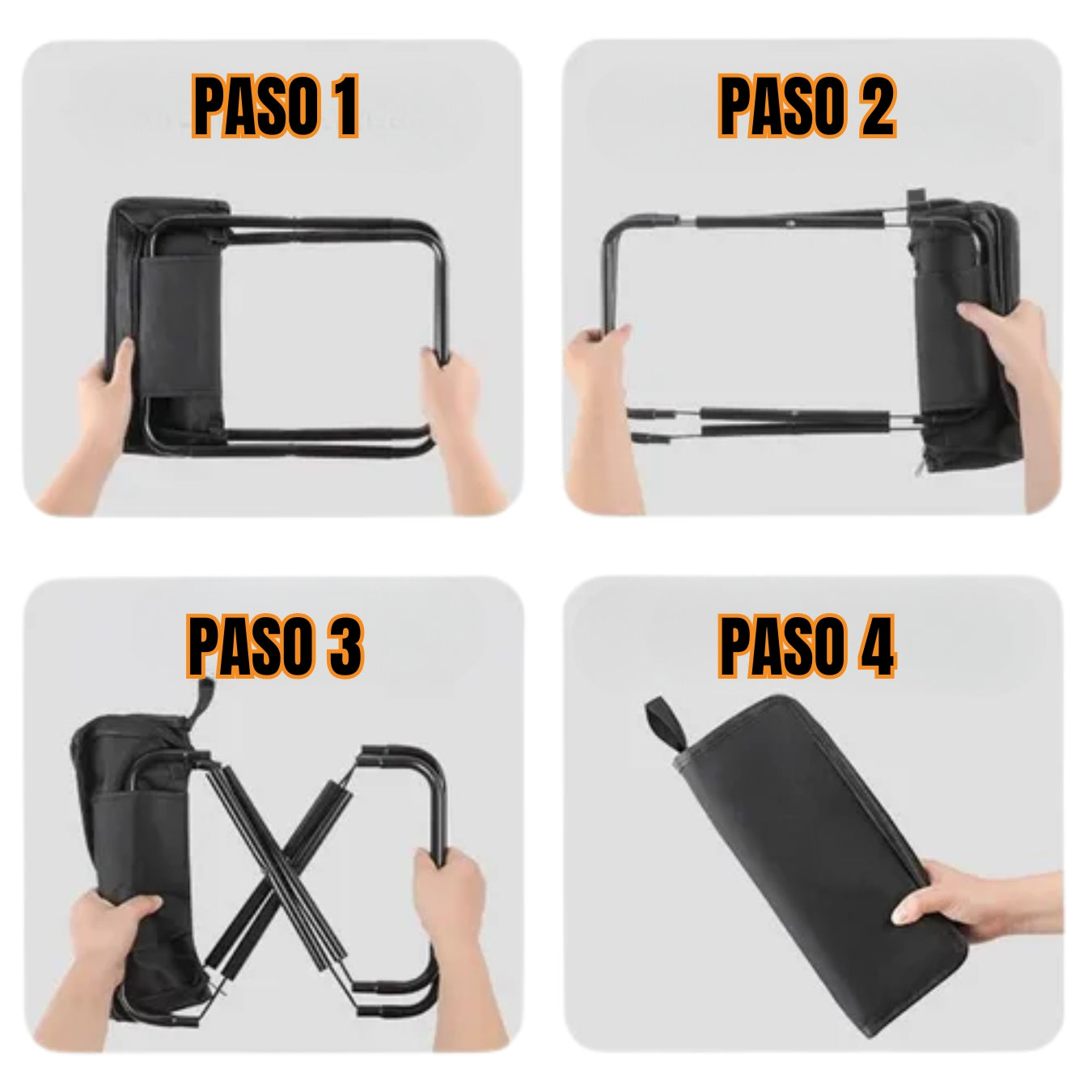 🪑SILLA PLEGABLE PORTATIL + ENVÍO GRATIS🎁